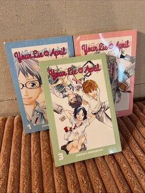 Your Lie in April Manga Volumes 1-3